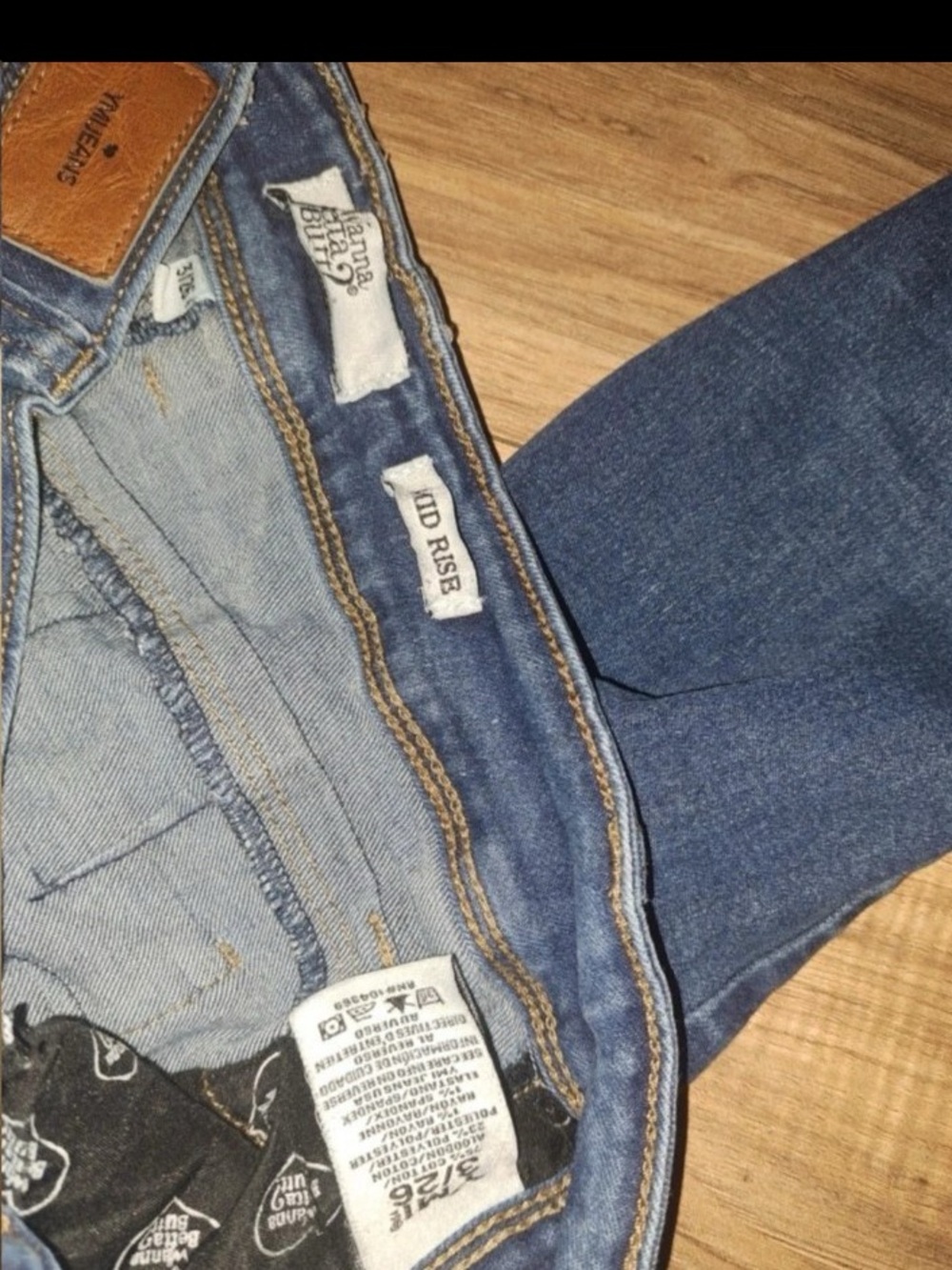 YMI Mid Rise Distressed Jeans - Picture 5 of 5